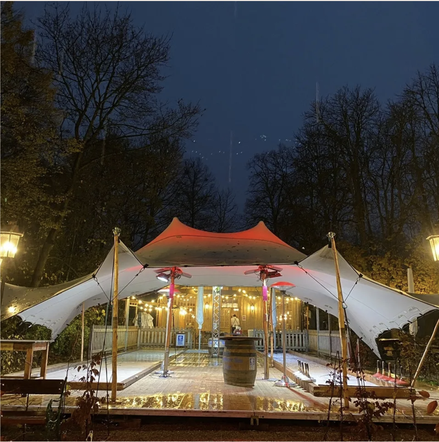 Eisstockschießen in Bamberger Haus