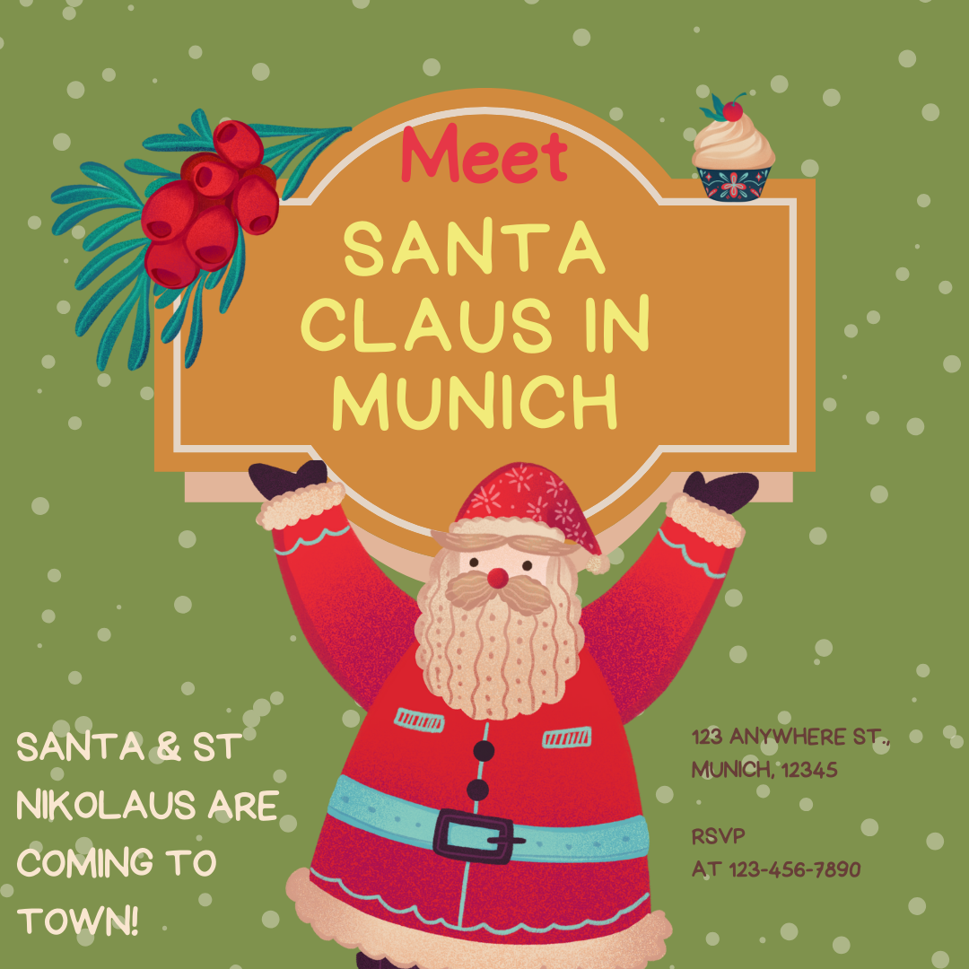 Meet Santa Claus/St Nikolaus in Munich 2024