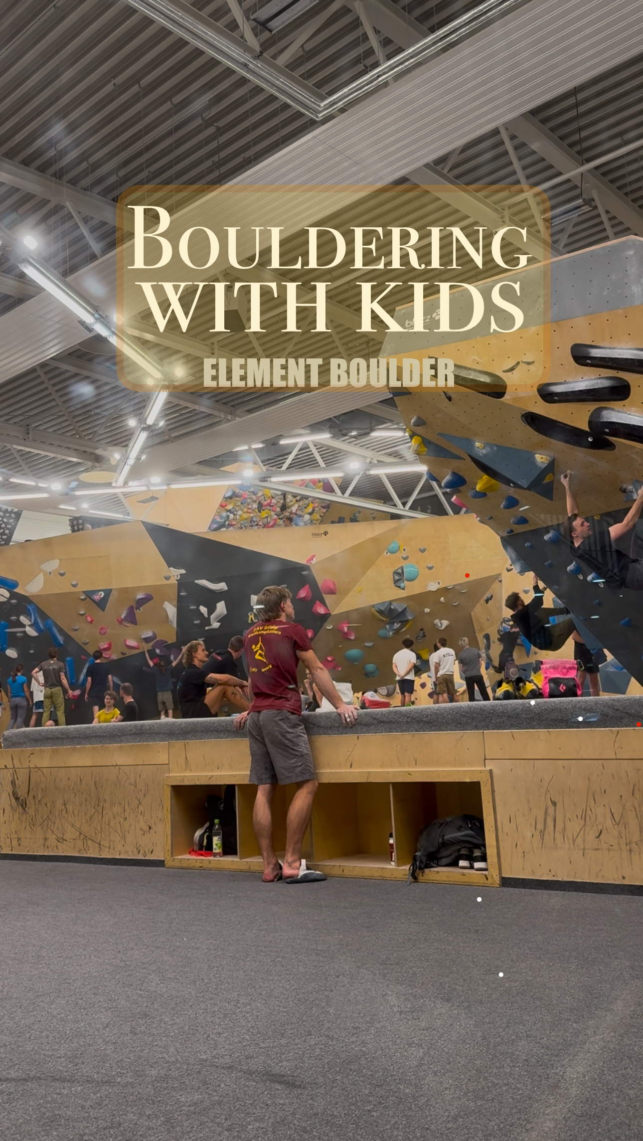 Bouldering with Kids in Munich: Element Bouldering