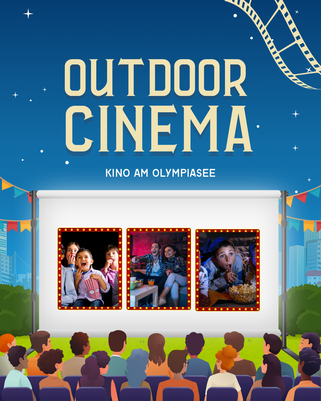 Open-Air Cinema at Olympiapark: Family Day Out 🎬