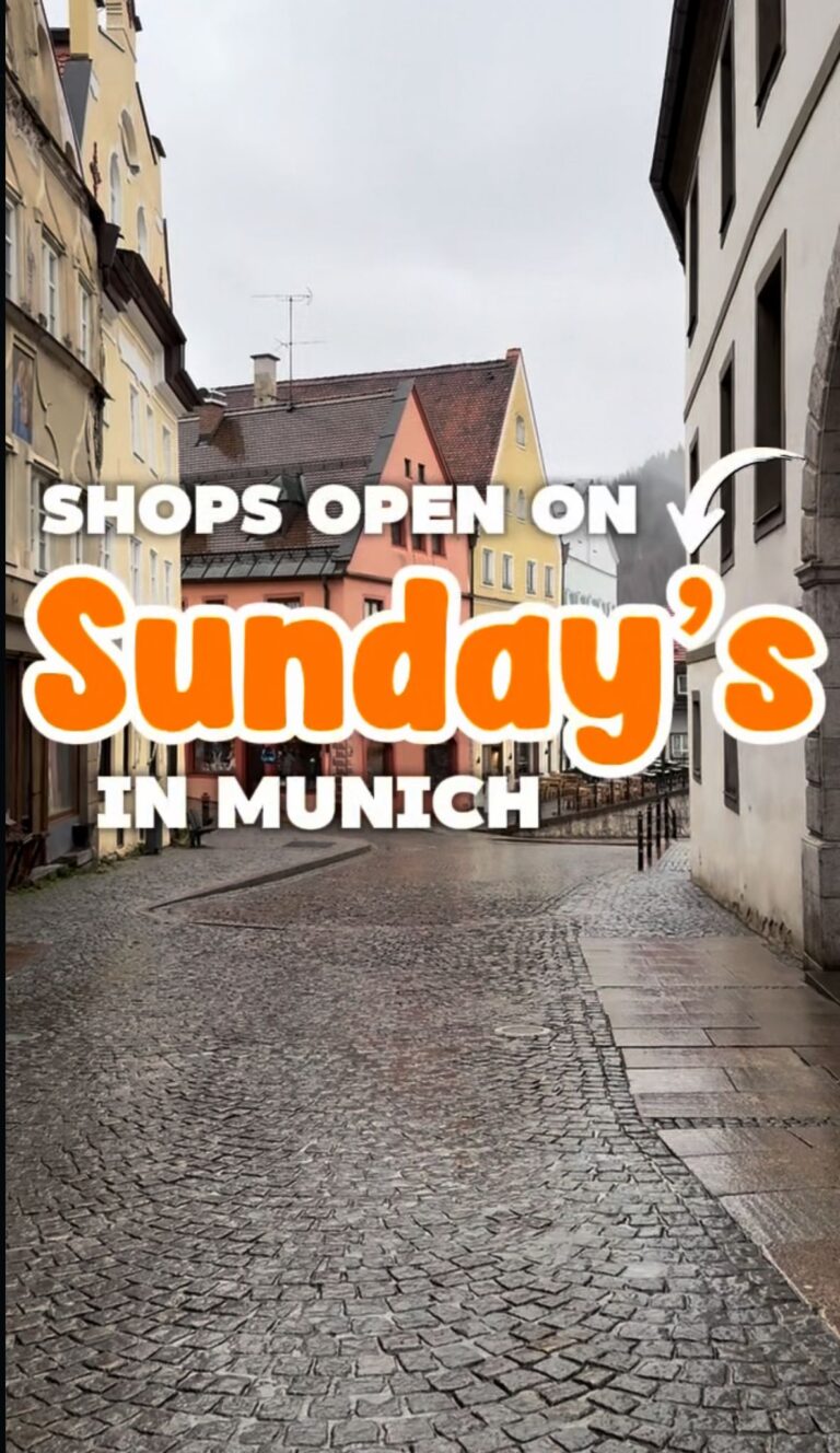Shops Open on Sundays in Munich